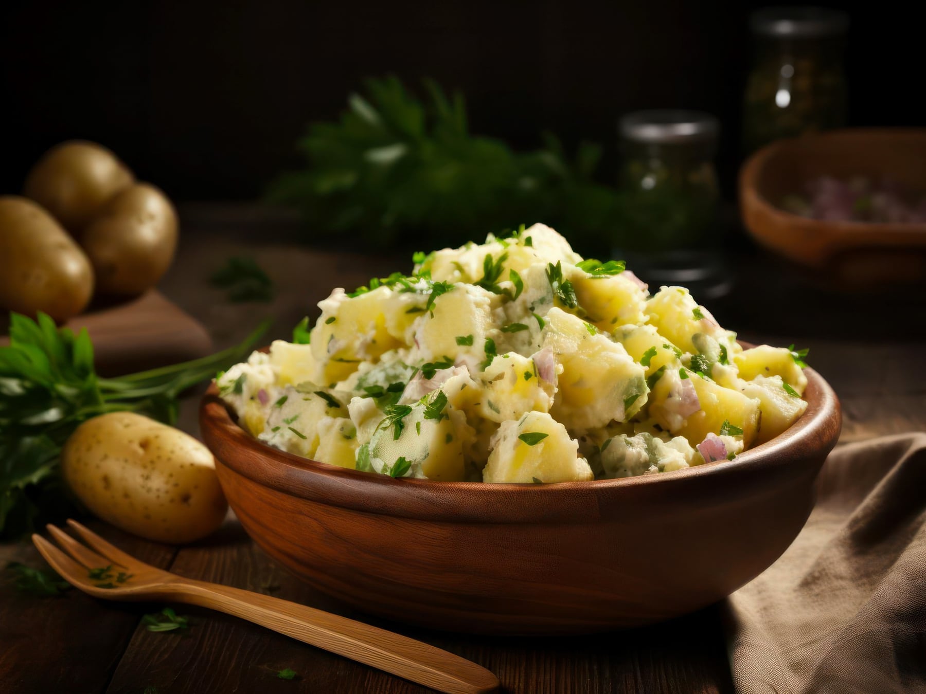 Ensalada de papa: claves de cocción y aderezos para mantener la forma de los cubos y una textura cremosa