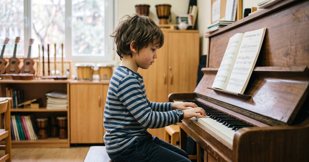 Cuando la música entra al aula: lo que un estudio de Northeastern encontró en chicos que tocan un instrumento