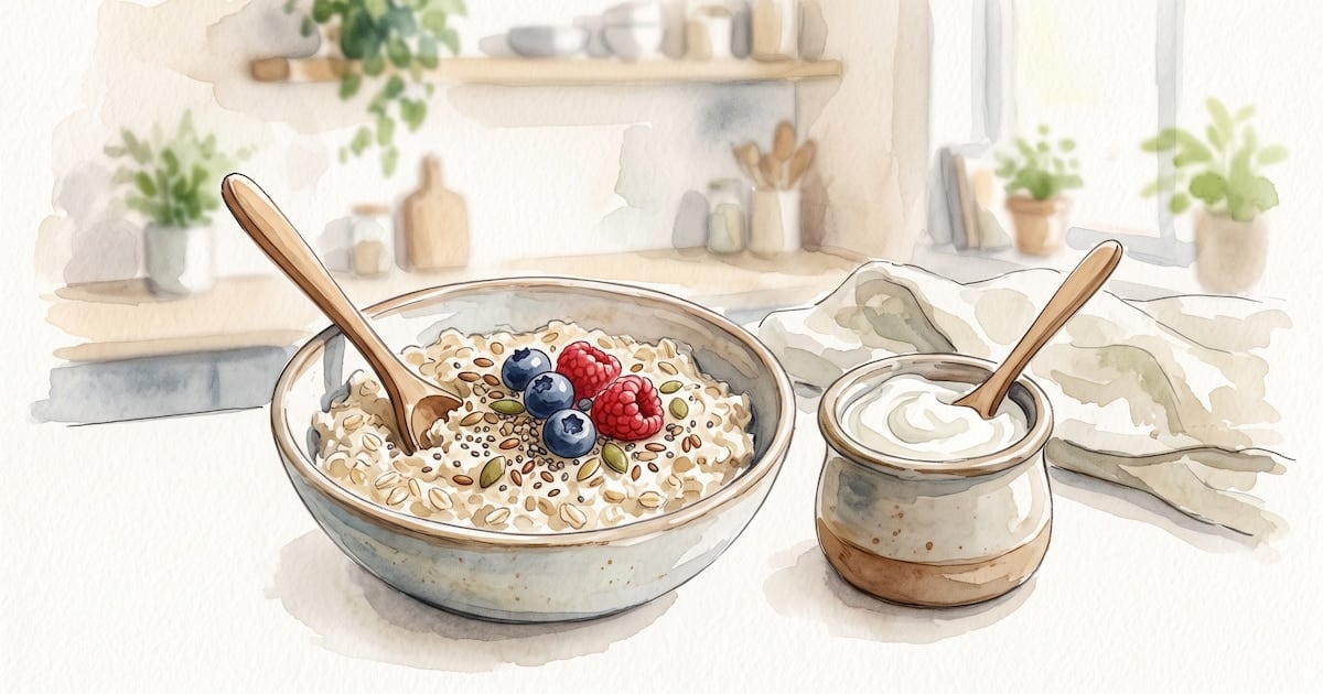 La avena y el yogur griego: una dupla que puede aliviar el tránsito intestinal, pero con roles bien distintos