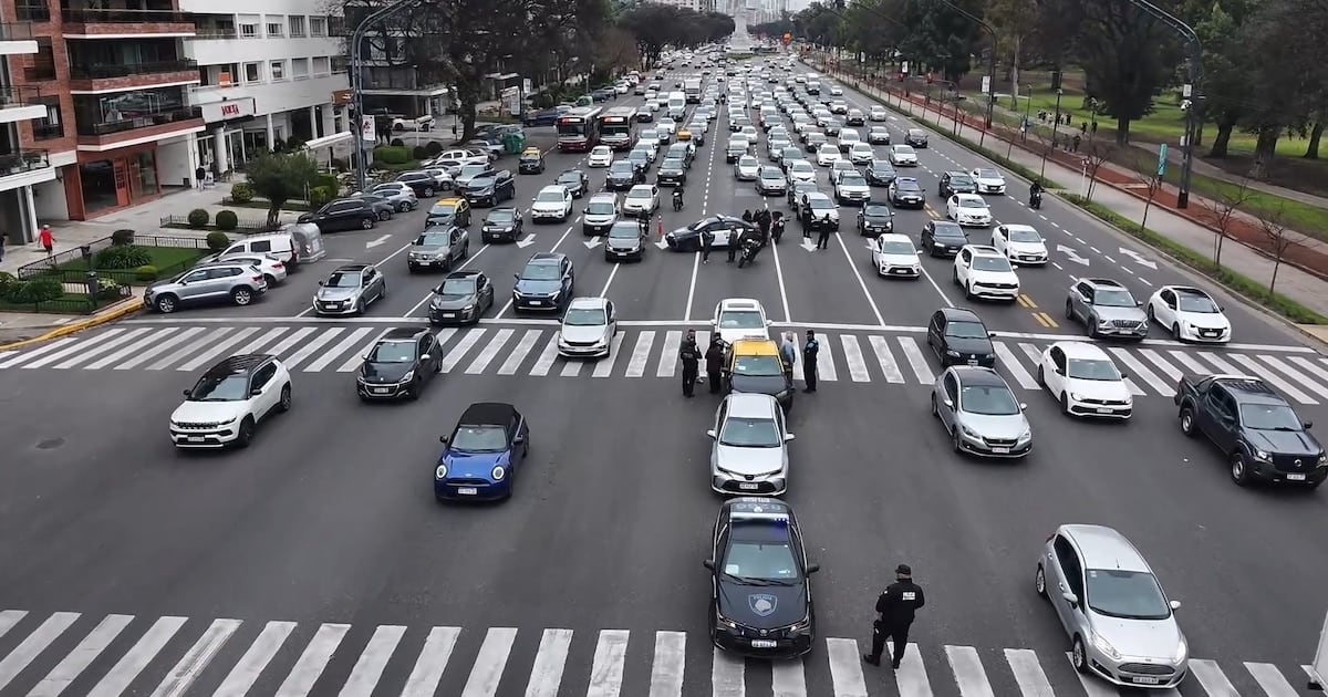 Dos choques múltiples en la Ciudad de Buenos Aires dejaron dos personas hospitalizadas