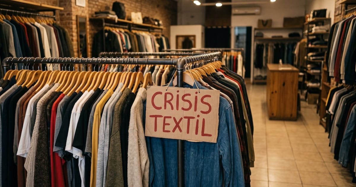 La industria textil profundiza su retroceso: producción en mínimos históricos y más de 28.000 puestos de trabajo evaporados desde diciembre de 2023