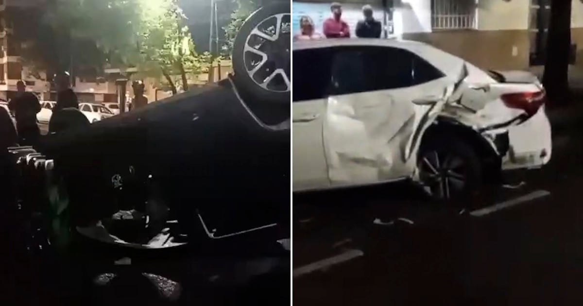 Choque y vuelco en Alberdi y Curapaligüe: una conductora alcoholizada dejó cinco heridos