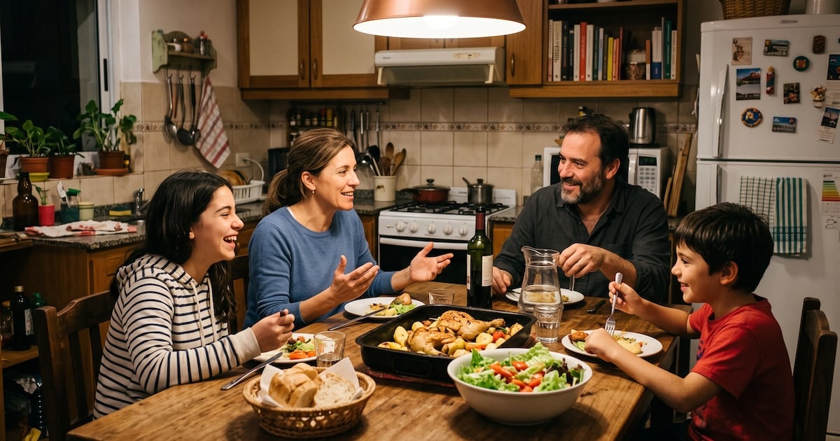 La mesa familiar como escuela: cómo el acto de comer en compañía forma la alimentación de los chicos