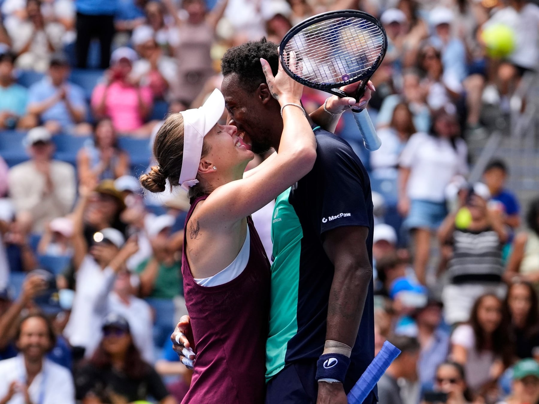 Svitolina y Monfils: el final de una dupla que sostenía una sonrisa en las dos puntas de la red