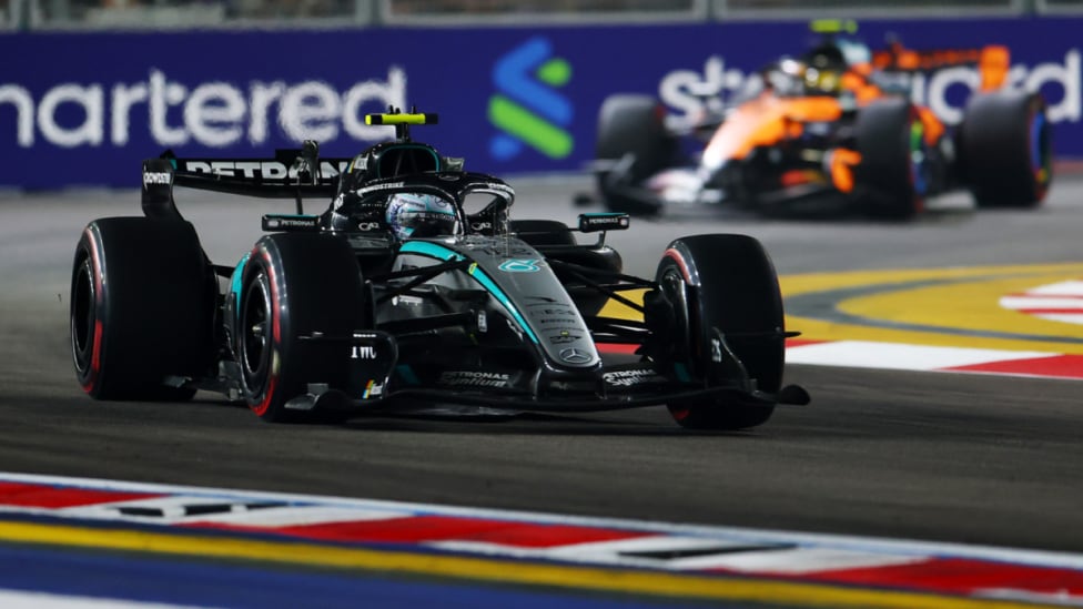 Mercedes manda todo a la pista: Russell y Antonelli estrenan el paquete nuevo en Austin