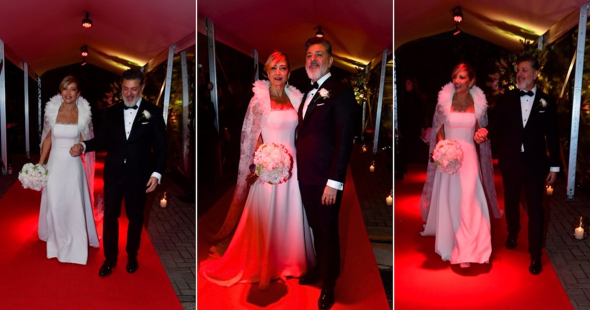 Andrea Ghidone y Pablo Otero celebraron su boda con unadoseña que tuvo todo el ritmo del tango